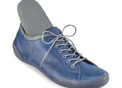Andrea Conti, klassische Damen-Schnürschuhe, mit herausnehmbarem Lederfußbett