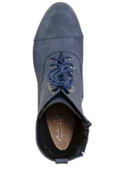 Andrea Conti, modische Damen-Stiefeletten, Winterschuhe, mit Reißverschluss
