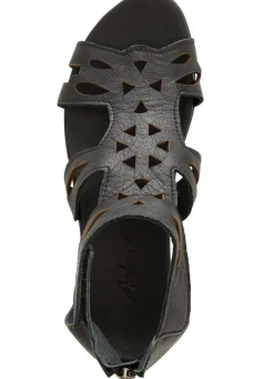 Andrea Conti, modische Damen-Sandalen, aus Leder