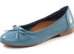 Andrea Conti, schicke Damen-Ballerinas, Weite G, mit herausnehmbarem Fußbett