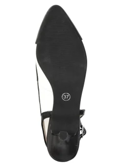 Andrea Conti, schicke Damen-Slingpumps, mit Gummizug