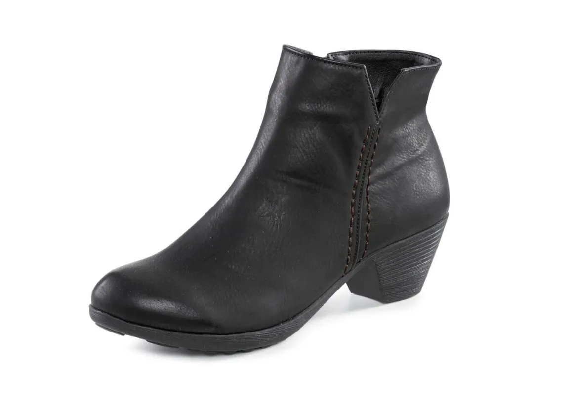 Andrea Conti, trendige Damen-Stiefeletten, mit Reißverschluss