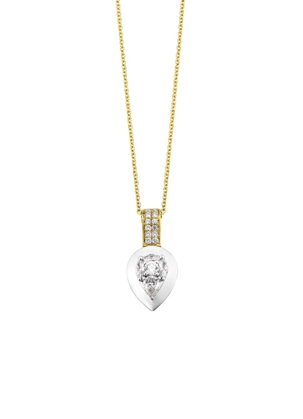 Anhänger mit Brillanten und Diamanten