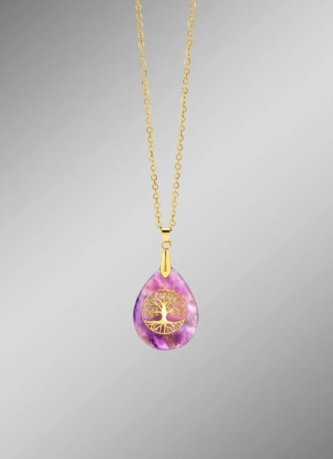 Anhänger mit echt Amethyst