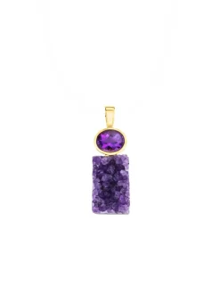 Anhänger mit echter Amethyst-Faszination