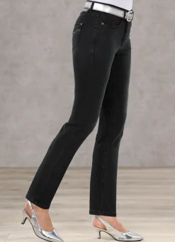 Bauchweg-Jeans in 5-Pocket-Form