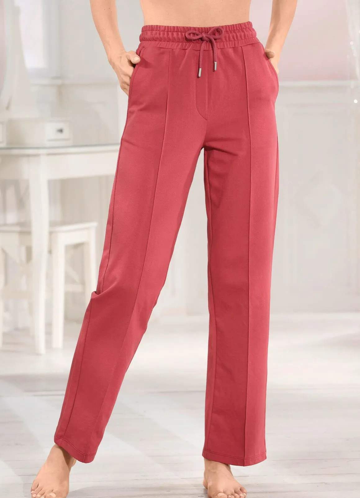 Bequeme Hose mit breitem Dehnbund