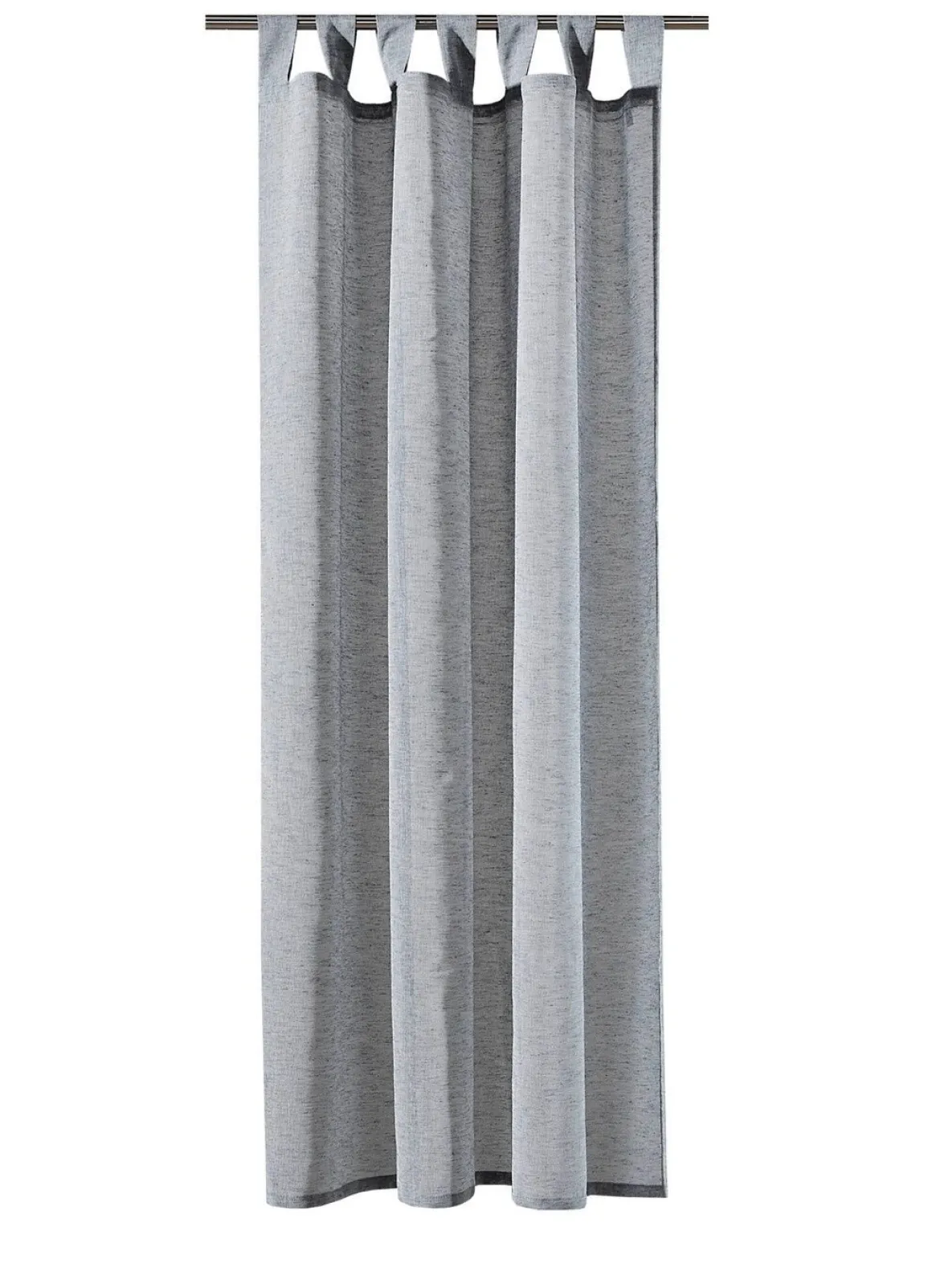 Übergardine in Leinenoptik