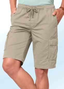 Bermudas mit Cargotaschen in 3 Farben