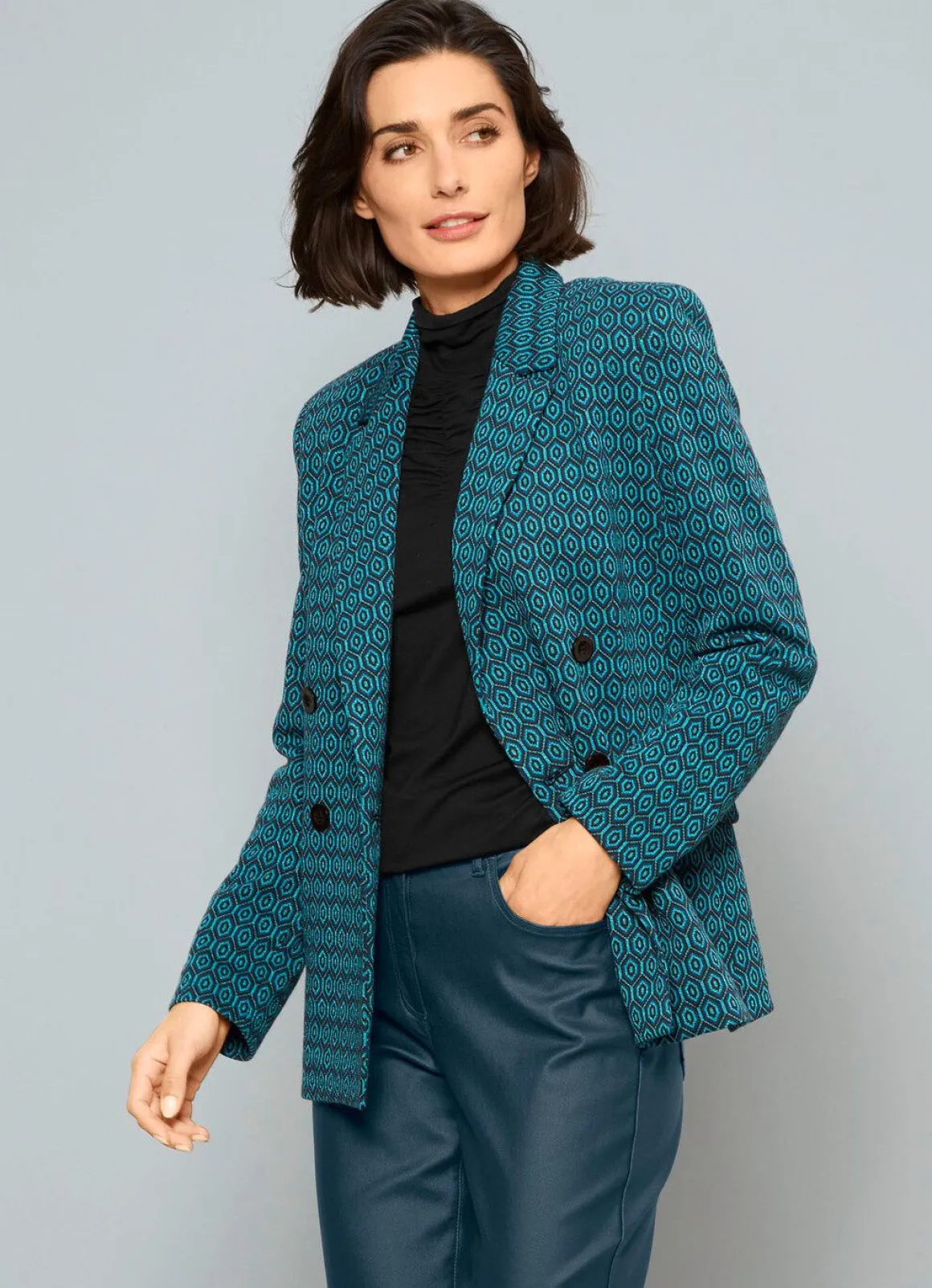 Blazer mit interessantem Dessin