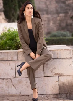 Blazer mit Knopfleiste