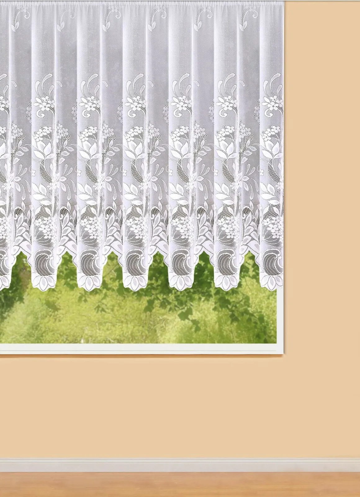 Blumenfenster-Store