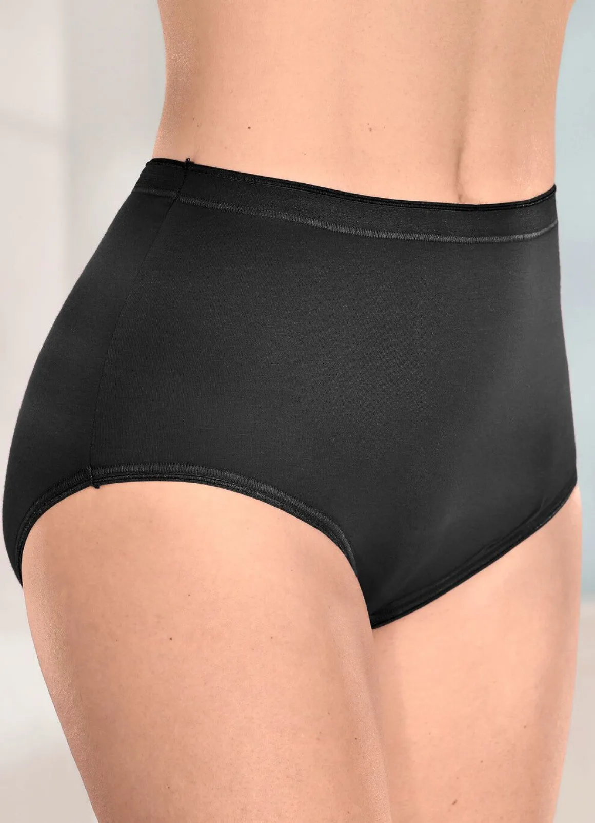 brio lingerie Fünferpack Slips mit elastischen Abschlüssen
