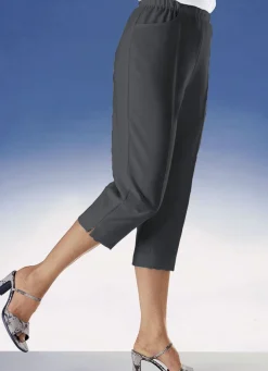 Caprihose mit praktischen Seitentaschen in 10 Farben