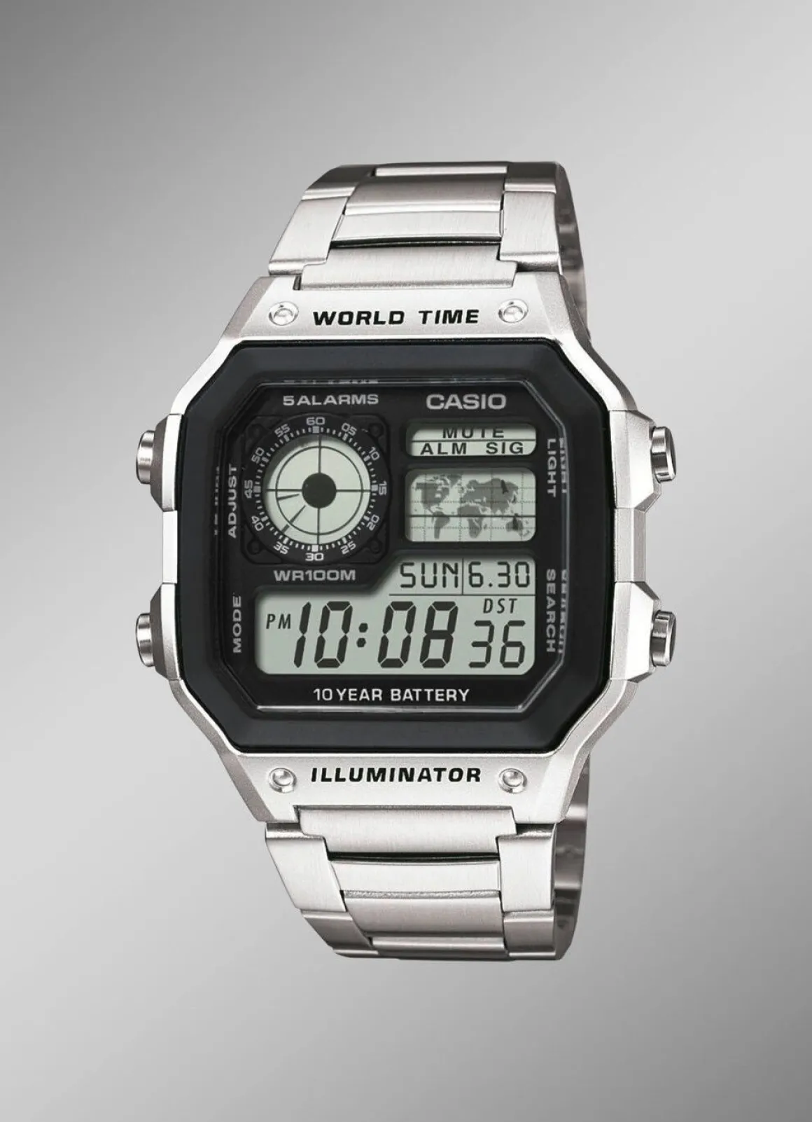 Casio Illuminator Digital-Herrenuhr