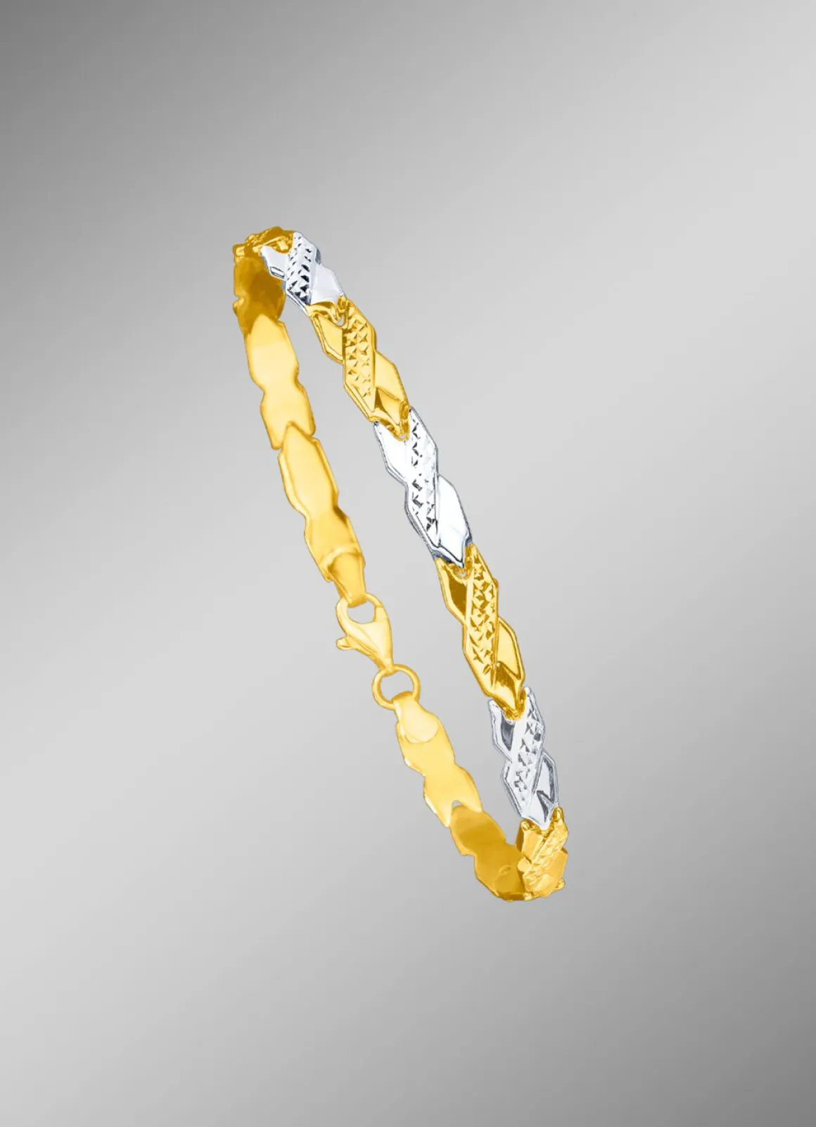 Charmantes Armband in Bicolor