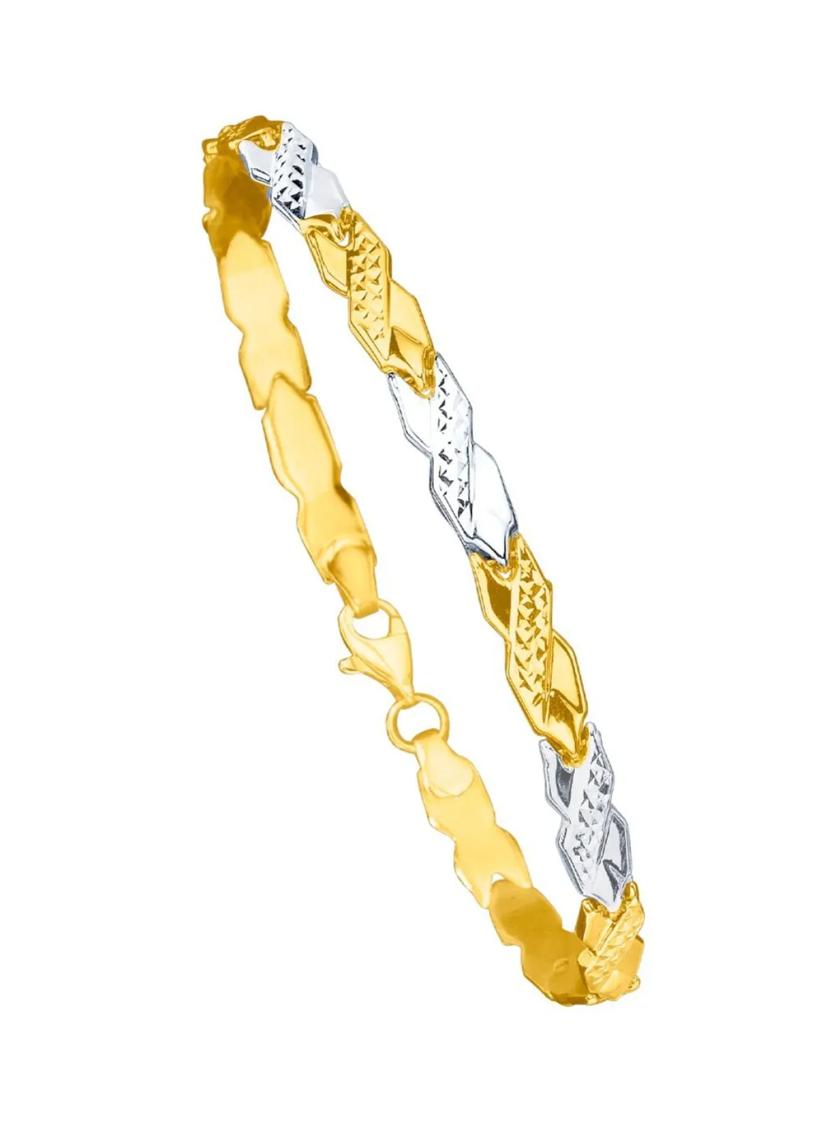 Charmantes Armband in Bicolor