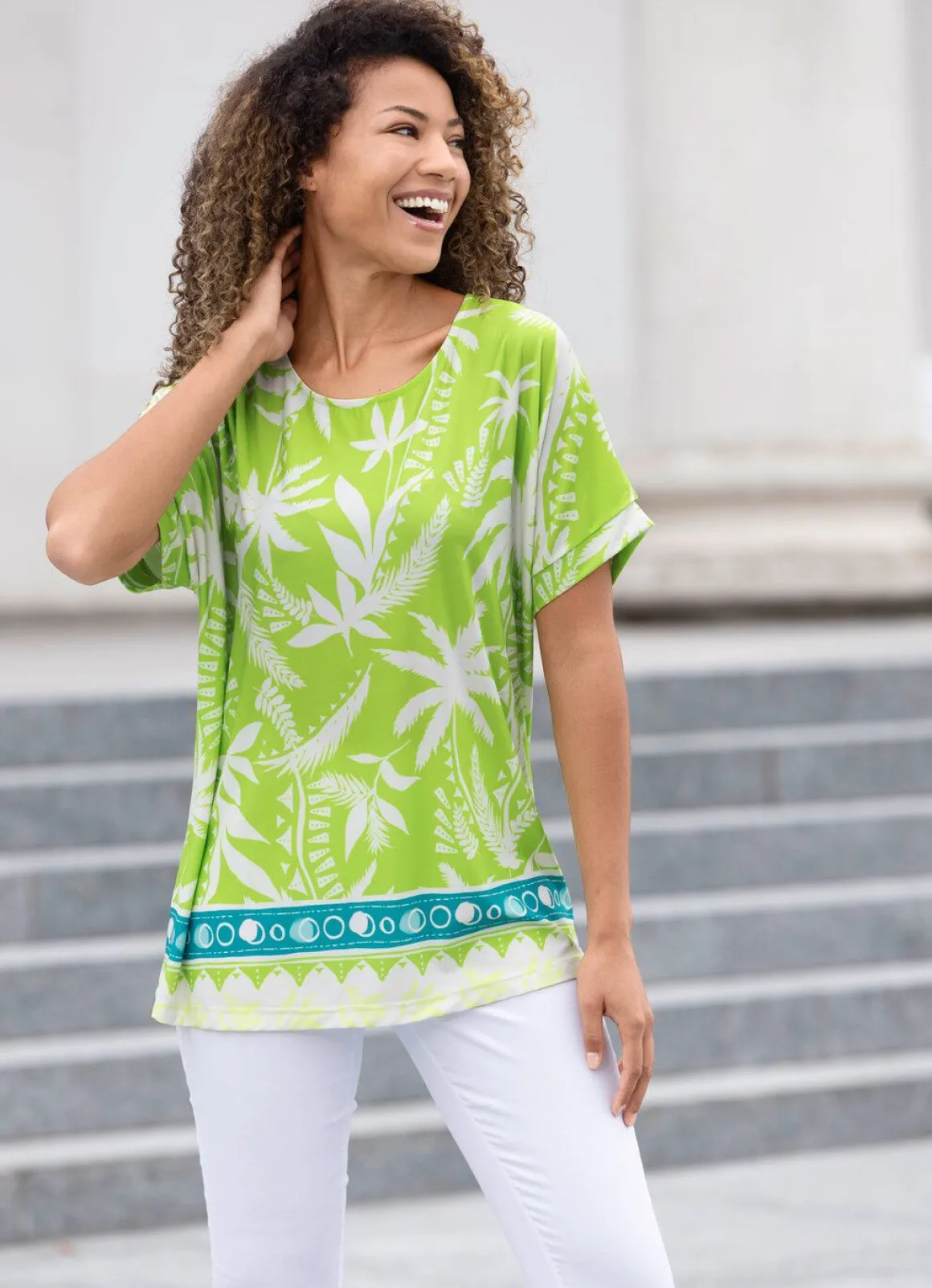 Charmante Shirt-Tunika