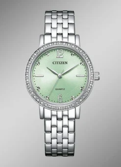 Citizen Quartz-Damenuhr mit Edelstahlbandgehäuse