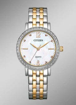 Citizen Quartz-Damenuhr mit Perlmutt-Einlage