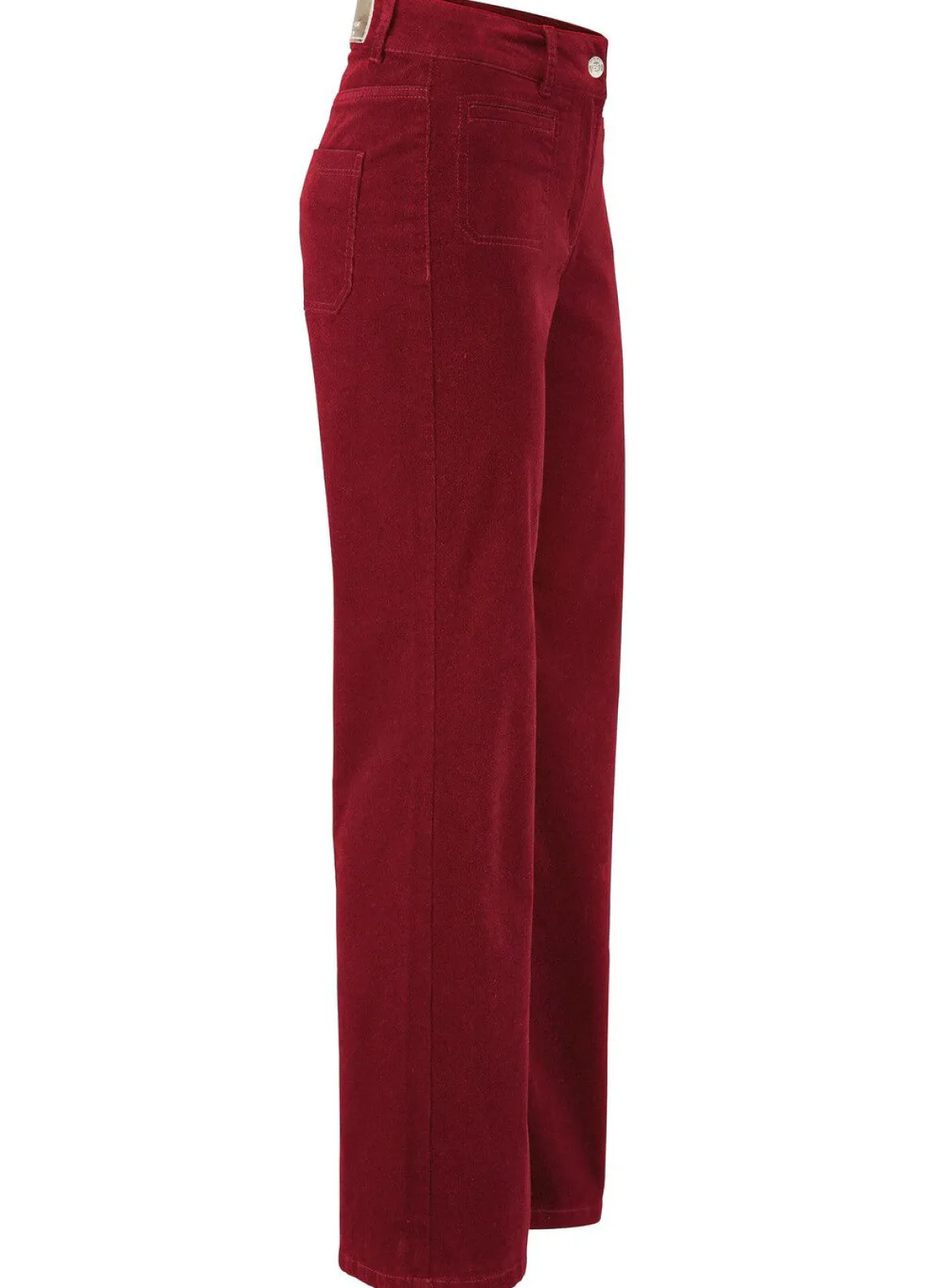 Cordhose mit weitem Beinverlauf