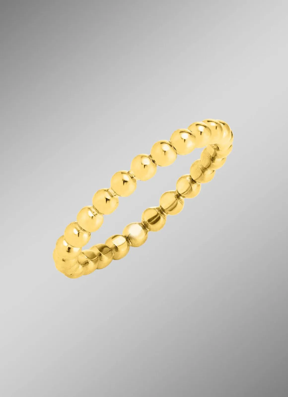 Damenring aus Goldkugeln