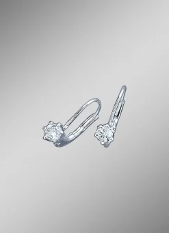Diamant-Ohrringe mit 2 Brillanten