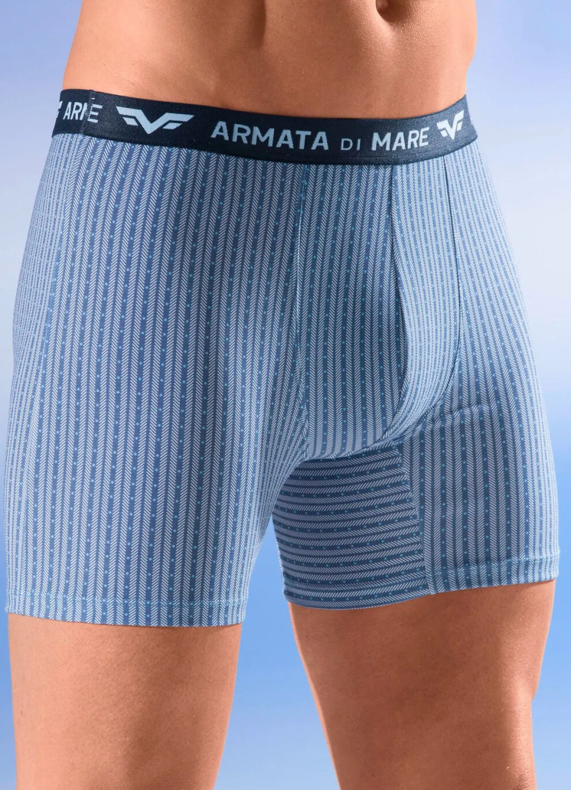 Dreierpack Pants mit Alloverdessin