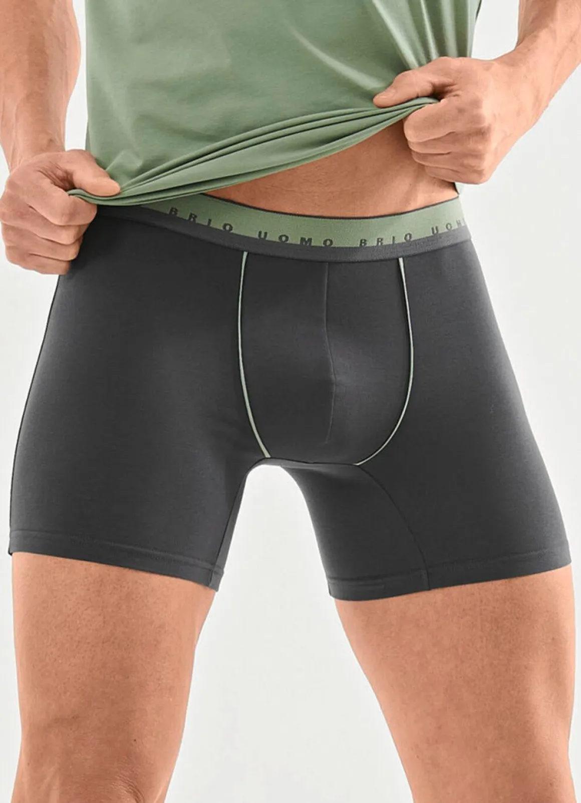 Dreierpack Pants mit Elastikbund