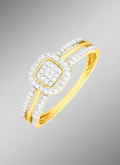 Edler Damenring mit 74 Diamanten