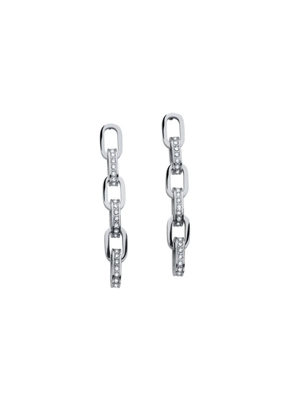 Elegante Ohrstecker mit funkelnden Kristallen