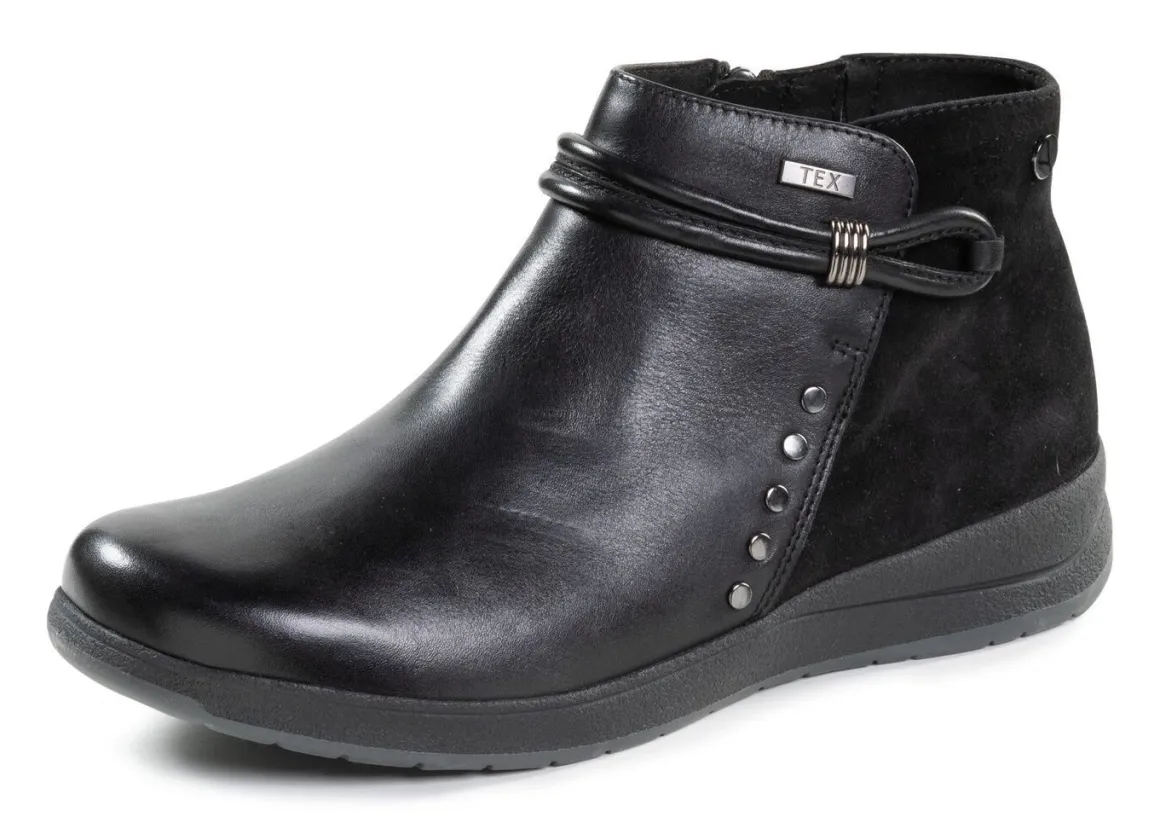 ELENA EDEN, atmungsaktive Damen-Boots, Weite H, mit herausnehmbarem Fußbett