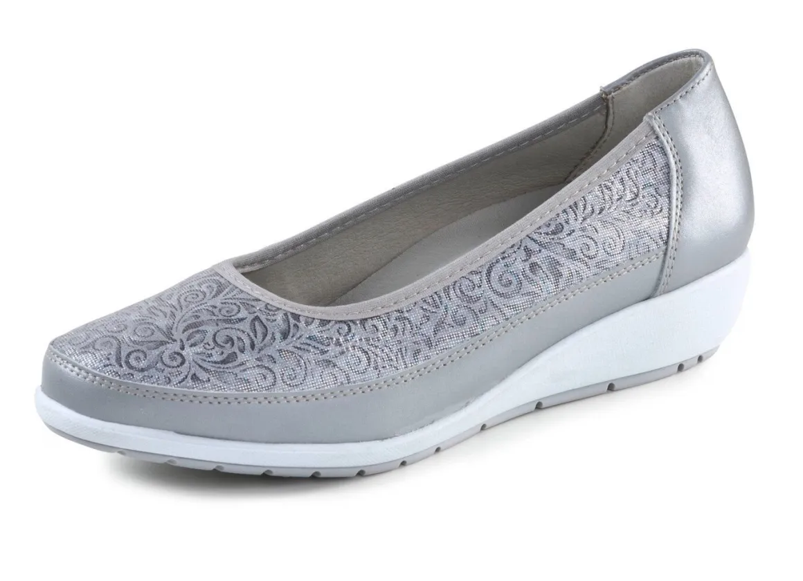 ELENA EDEN, bequeme Damen-Ballerinas, Weite G, mit herausnehmbarem Fußbett