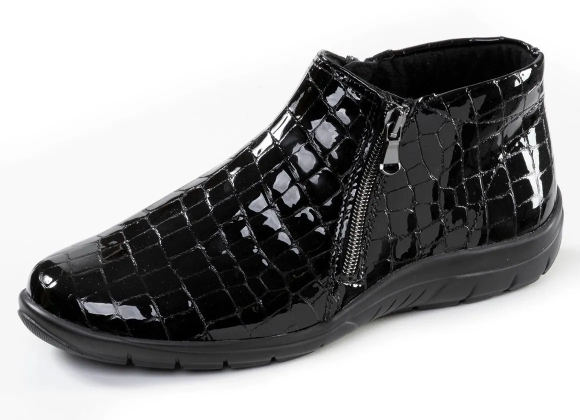 ELENA EDEN, bequeme Damen-Boots, Weite H, mit herausnehmbarem Fußbett