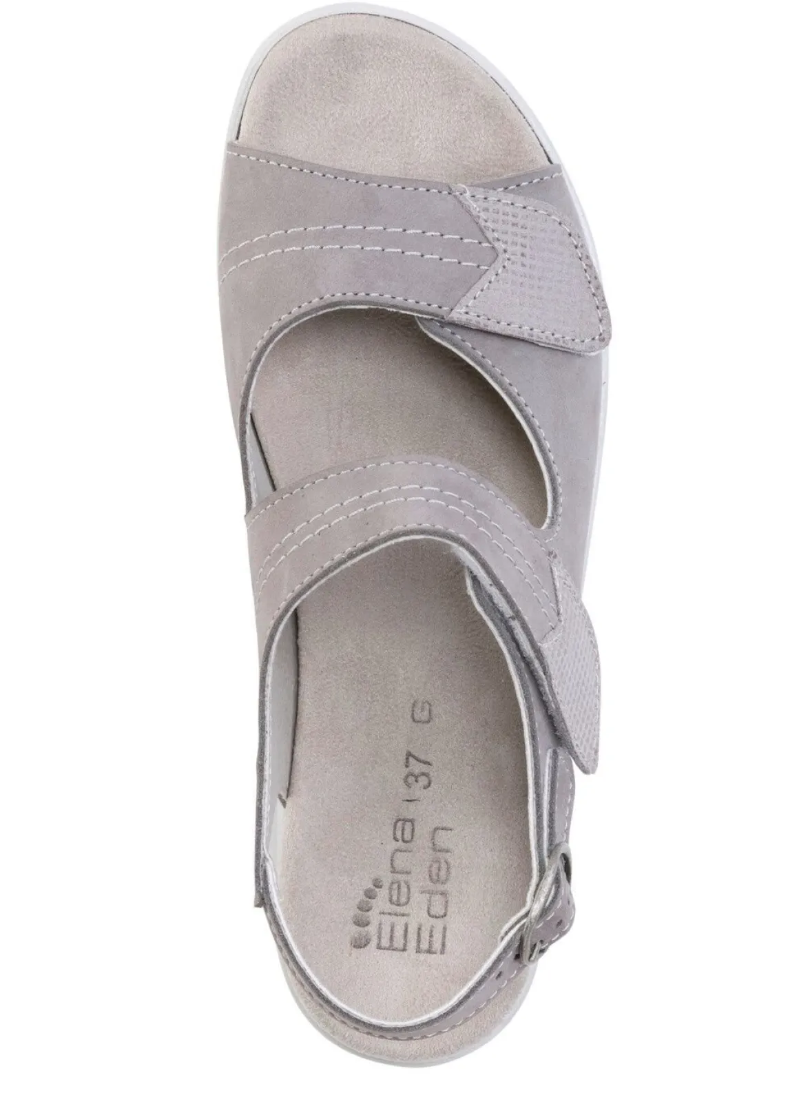 ELENA EDEN, bequeme Damen-Sandalen, Weite G, mit herausnehmbarem Fußbett