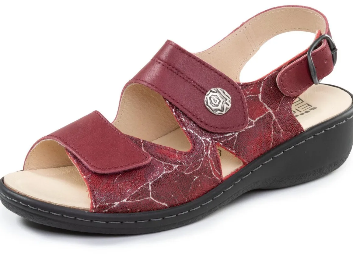 ELENA EDEN, bequeme Damen-Sandalen, Weite H, mit herausnehmbarem Fußbett