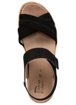 ELENA EDEN, bequeme Damen-Sandalen, Weite H, mit herausnehmbarem Fußbett