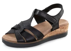 ELENA EDEN, bequeme Damen-Sandalen, Weite H, mit herausnehmbarem Fußbett