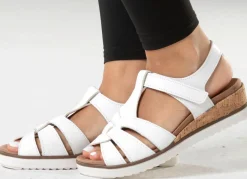 ELENA EDEN, bequeme Damen-Sandalen, Weite H, mit herausnehmbarem Fußbett