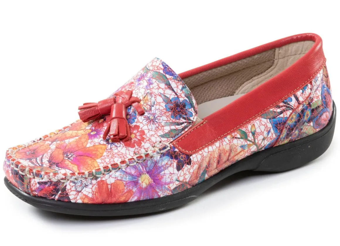 ELENA EDEN, bequeme Damen-Slipper, Weite H, mit herausnehmbarem Fußbett