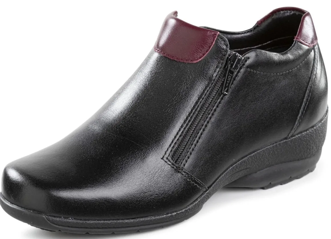 ELENA EDEN, gefütterte Damen-Boots, Winterschuhe, Weite H, mit Lammfell