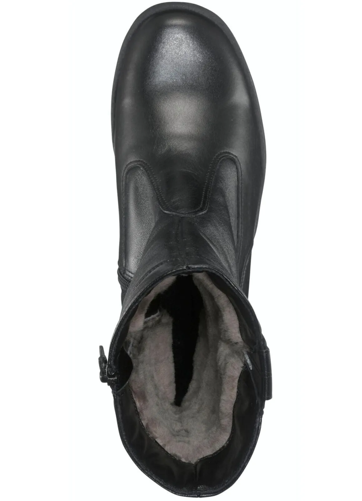 ELENA EDEN, gefütterte Damen-Stiefel, Winterschuhe, Weite H, mit Lammfell