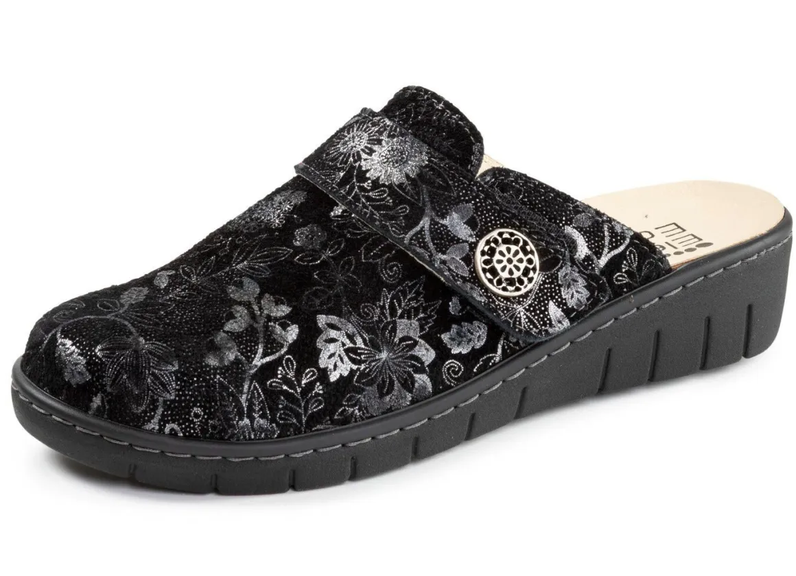 ELENA EDEN, klassiche Damen-Clogs, Weite H, mit herausnehmbarem Fußbett