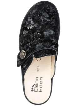 ELENA EDEN, klassiche Damen-Clogs, Weite H, mit herausnehmbarem Fußbett