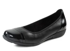 ELENA EDEN, klassische Damen-Ballerinas, Weite G, mit herausnehmbarem Fußbett