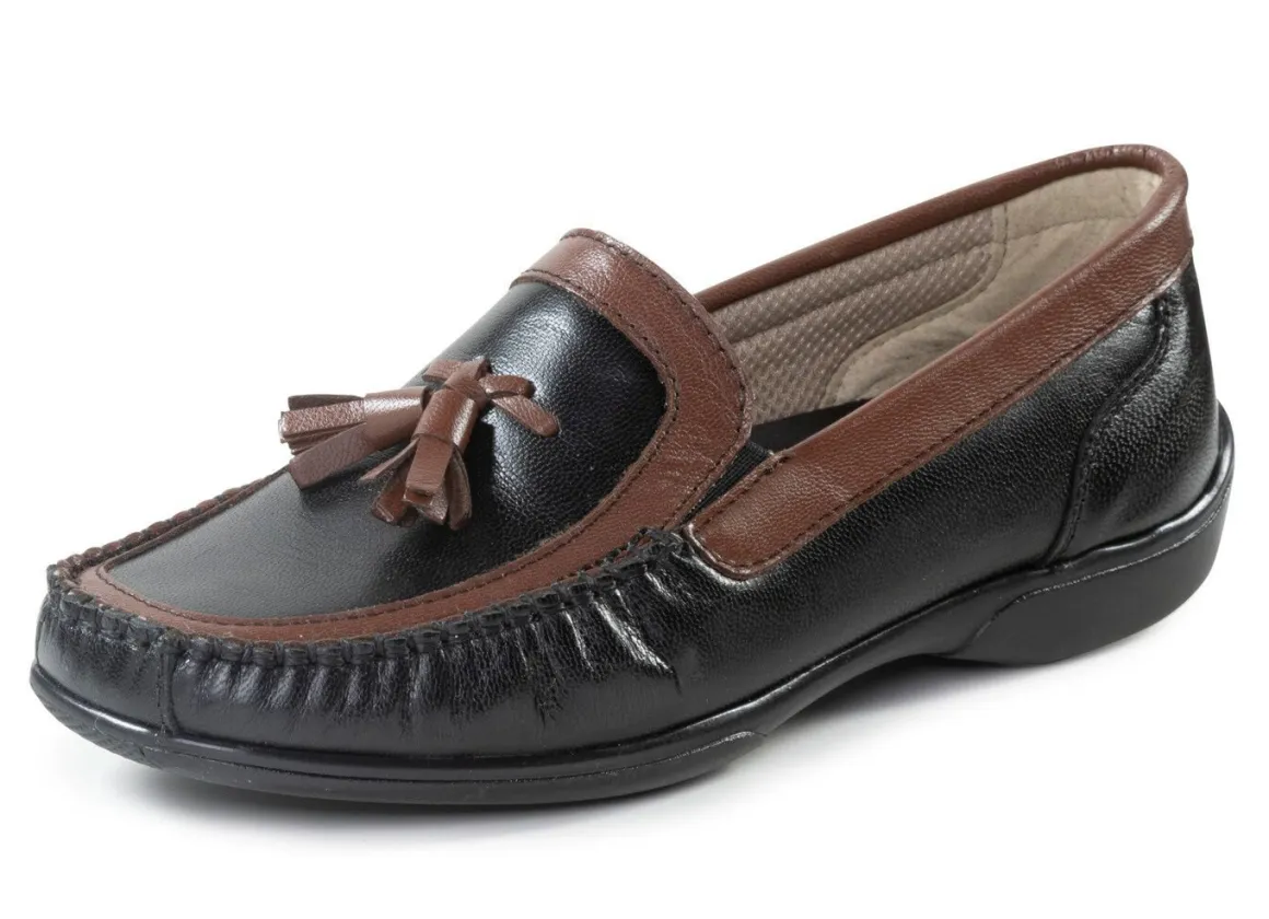 ELENA EDEN, klassische Damen-Slipper, mit herausnehmbarem Fußbett