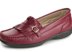 ELENA EDEN, klassische Damen-Slipper, Weite H, mit herausnehmbarem Lederfußbett