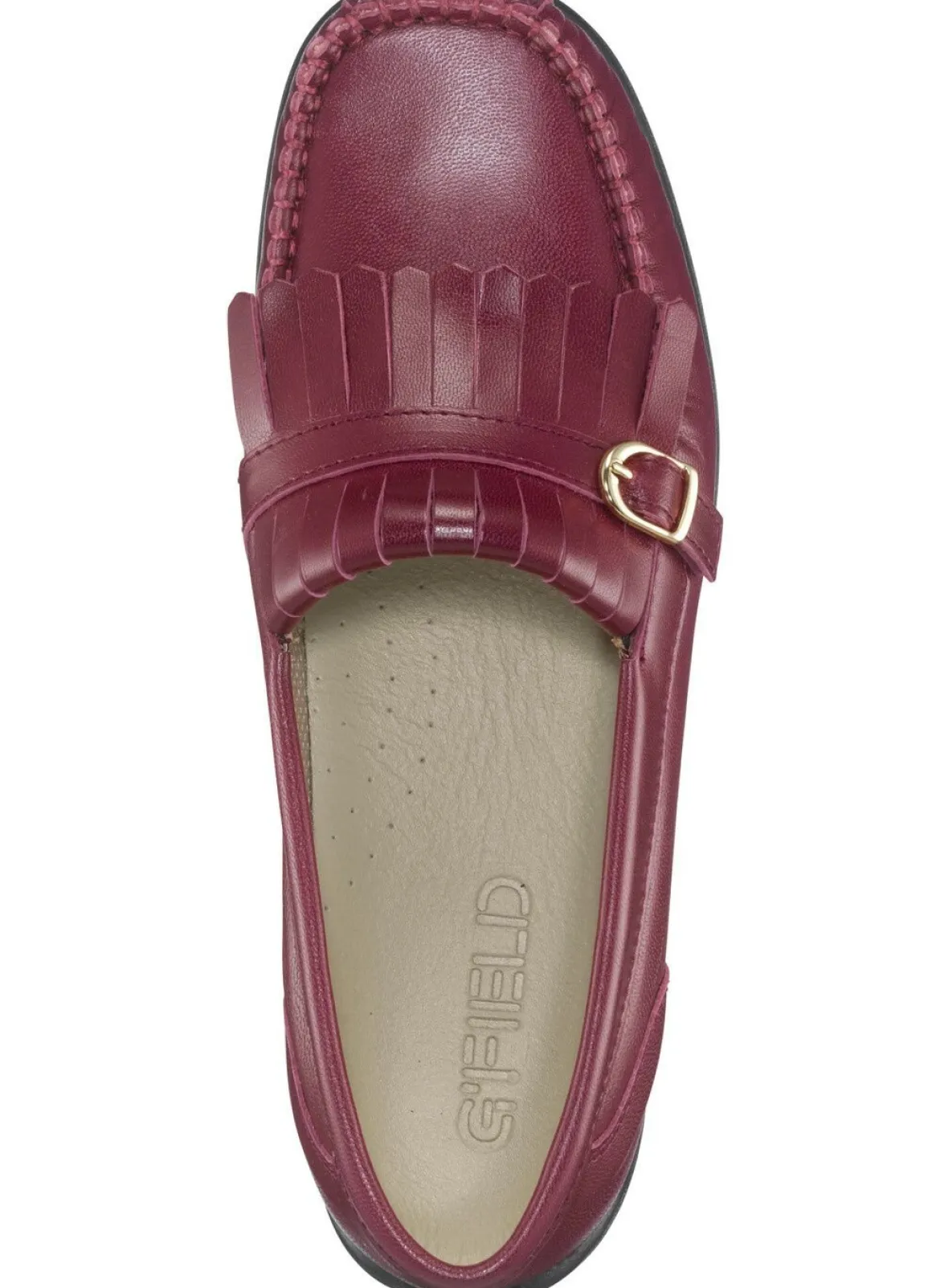 ELENA EDEN, klassische Damen-Slipper, Weite H, mit herausnehmbarem Lederfußbett