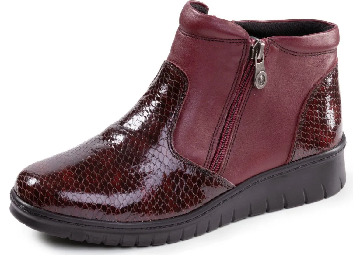 ELENA EDEN, komfortable Damen-Boots, Weite H, mit herausnehmbarem Fußbett