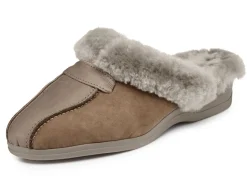 ELENA EDEN Pantoffel mit echtem Lammfellfutter